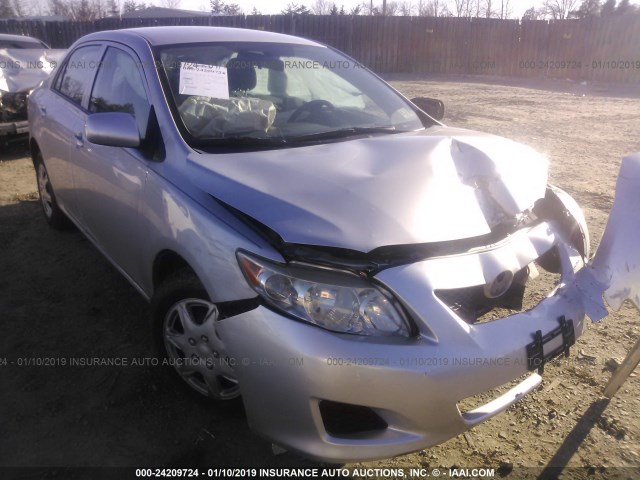 2T1BU40E59C170955 - 2009 TOYOTA COROLLA S/LE/XLE SILVER photo 1