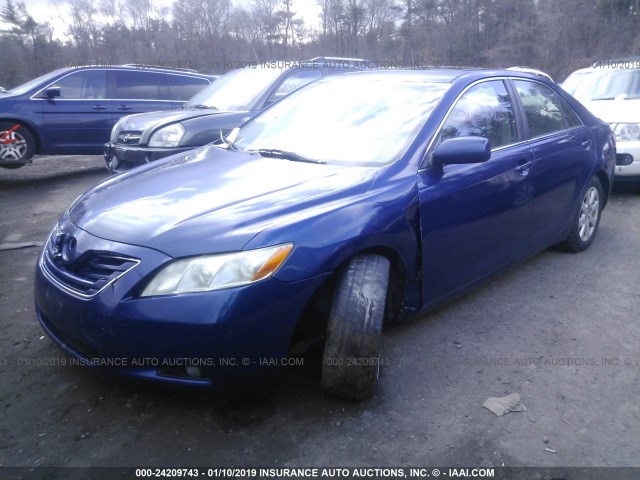 4T1BK46K37U022382 - 2007 TOYOTA CAMRY NEW GENERAT LE/XLE/SE Dark Blue photo 2