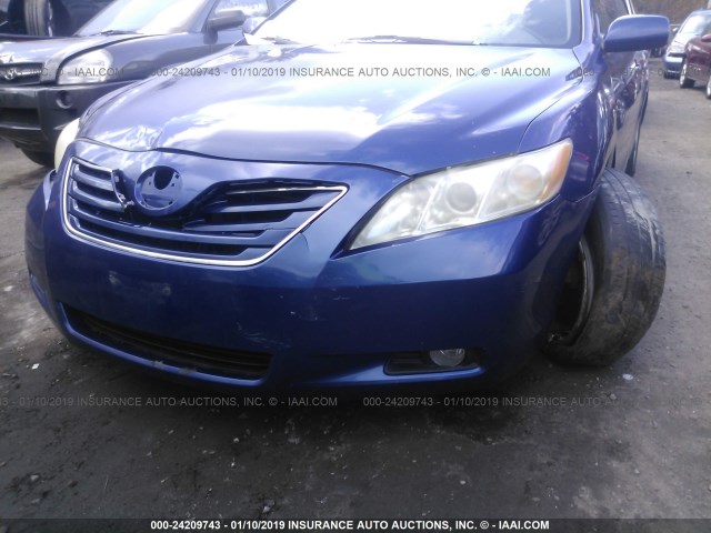 4T1BK46K37U022382 - 2007 TOYOTA CAMRY NEW GENERAT LE/XLE/SE Dark Blue photo 6