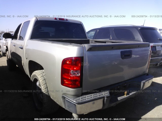 3GCEC33019G187221 - 2009 CHEVROLET SILVERADO C1500 LTZ GRAY photo 3