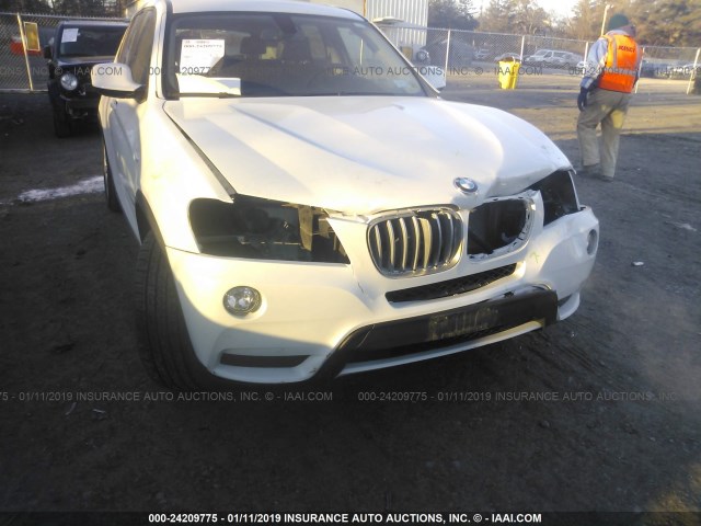 5UXWX9C59D0A29831 - 2013 BMW X3 XDRIVE28I WHITE photo 6