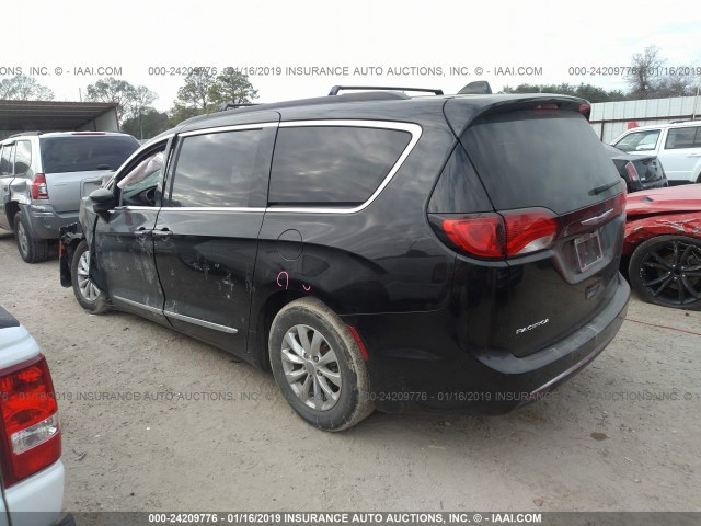 2C4RC1BG2HR529868 - 2017 CHRYSLER PACIFICA TOURING L Սև լուսանկար 3