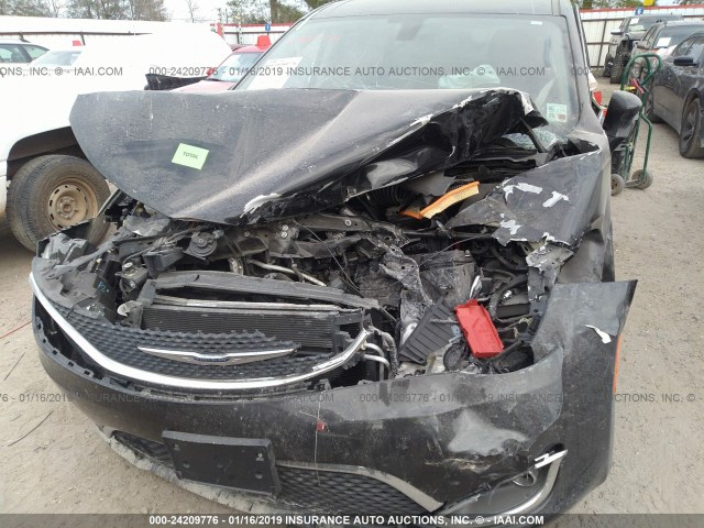 2C4RC1BG2HR529868 - 2017 CHRYSLER PACIFICA TOURING L Սև լուսանկար 6