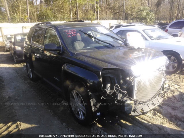 2GKFLTE55C6261776 - 2012 GMC TERRAIN SLE BLACK photo 1