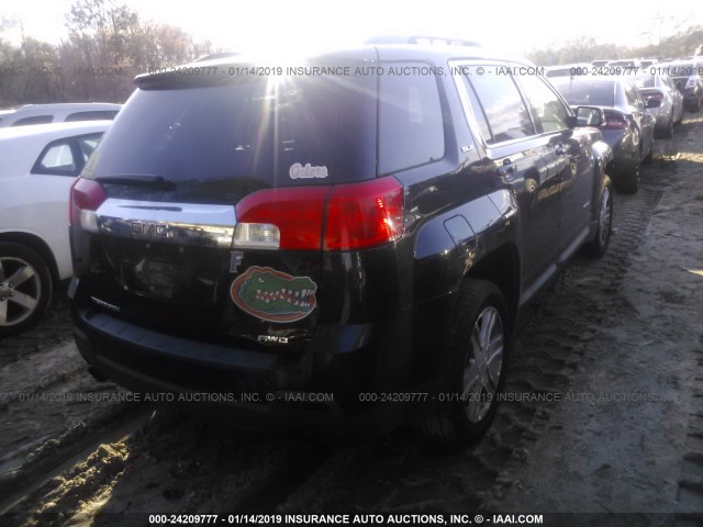 2GKFLTE55C6261776 - 2012 GMC TERRAIN SLE BLACK photo 4