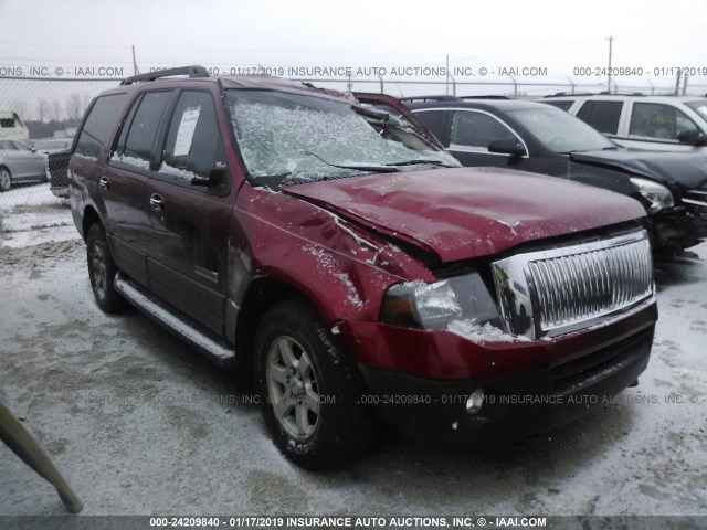 1FMFU16517LA69792 - 2007 FORD EXPEDITION XLT RED photo 1