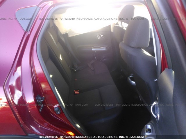 JN8AF5MR1CT103752 - 2012 NISSAN JUKE S/SV/SL BURGUNDY photo 8