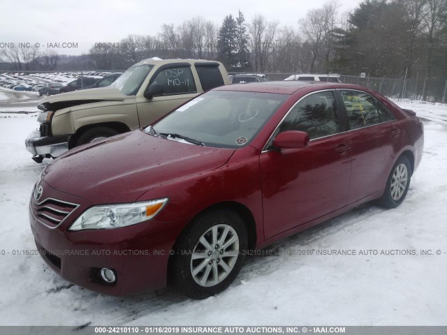 4T1BF3EK6BU151516 - 2011 TOYOTA CAMRY SE/LE/XLE 红色 照片 2