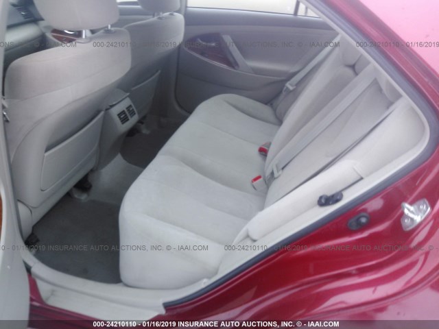 4T1BF3EK6BU151516 - 2011 TOYOTA CAMRY SE/LE/XLE 红色 照片 8