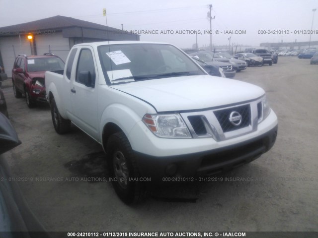 1N6BD0CT9FN747060 - 2015 NISSAN FRONTIER S/SV WHITE photo 1