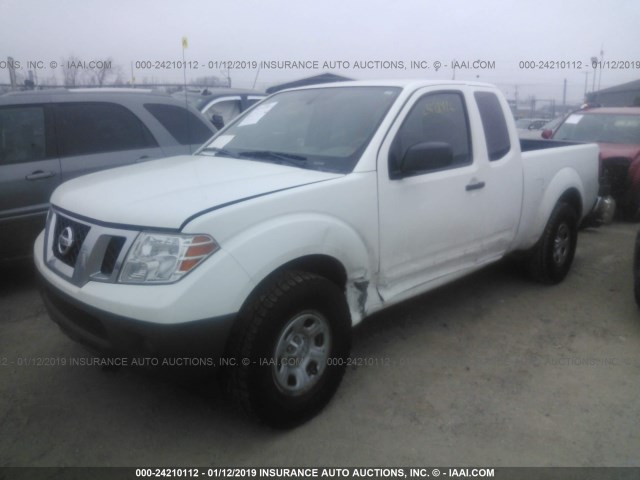 1N6BD0CT9FN747060 - 2015 NISSAN FRONTIER S/SV WHITE photo 2