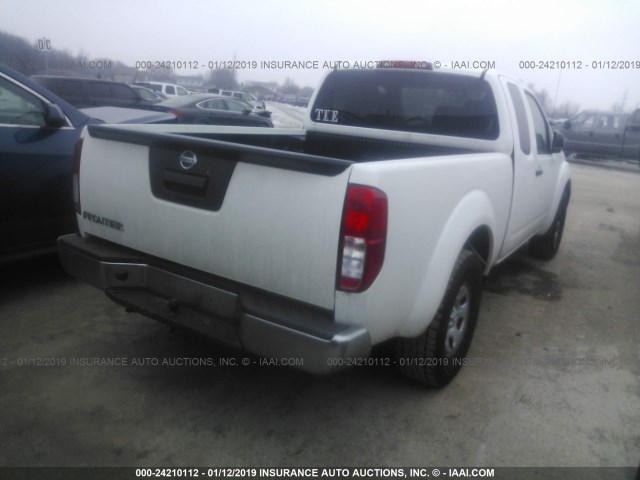 1N6BD0CT9FN747060 - 2015 NISSAN FRONTIER S/SV WHITE photo 4