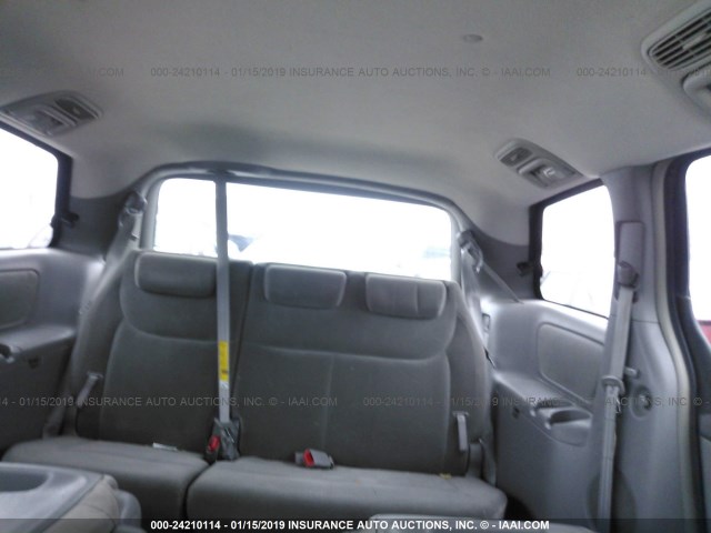 5TDZA23C84S138457 - 2004 TOYOTA SIENNA CE/LE Dark Blue photo 8