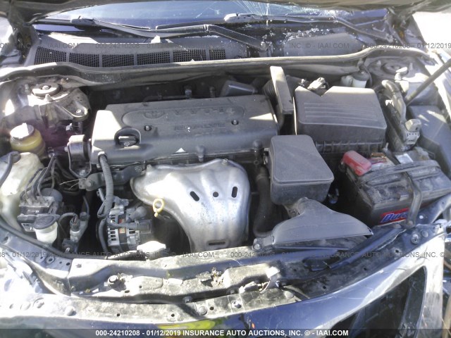 4T1BE46K07U150764 - 2007 TOYOTA CAMRY NEW GENERAT CE/LE/XLE/SE BLACK photo 10