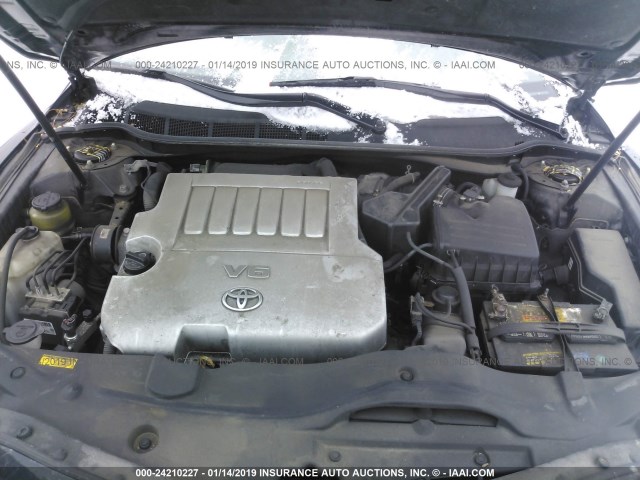 4T1BK46K99U595726 - 2009 TOYOTA CAMRY SE/LE/XLE BLACK photo 10