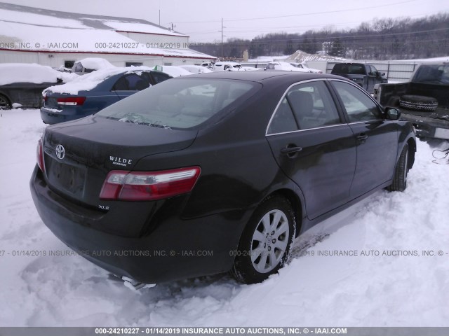 4T1BK46K99U595726 - 2009 TOYOTA CAMRY SE/LE/XLE BLACK photo 4