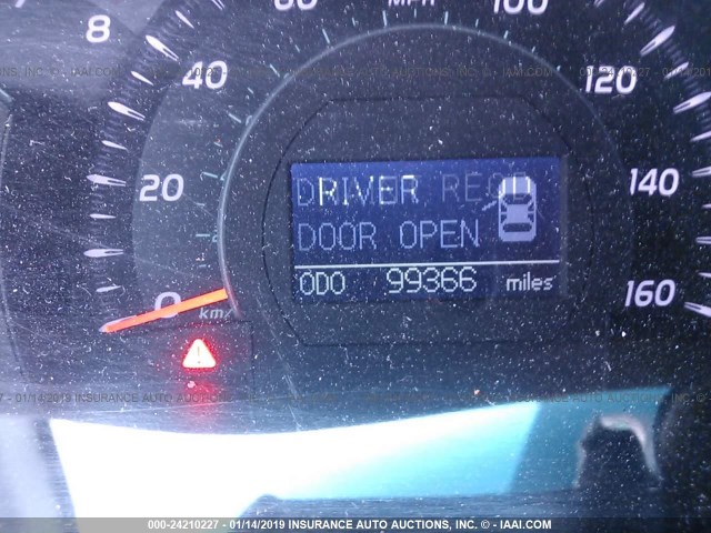 4T1BK46K99U595726 - 2009 TOYOTA CAMRY SE/LE/XLE BLACK photo 7