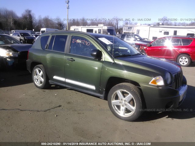 1J8FF57W07D116620 - 2007 JEEP COMPASS LIMITED GREEN photo 1