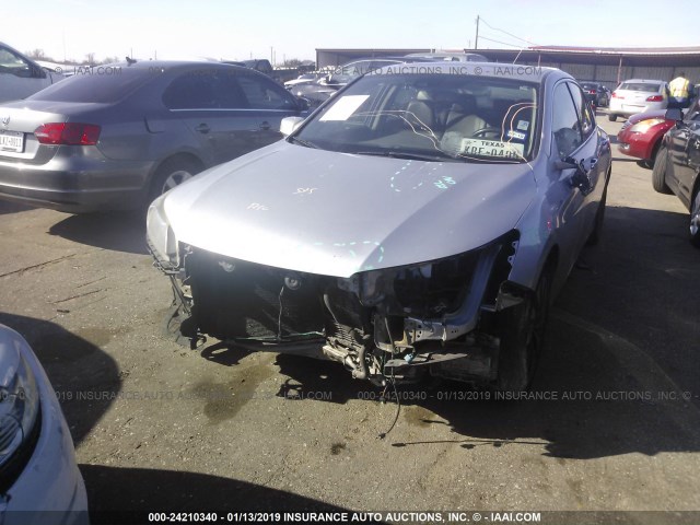 1HGCR6F58EA007841 - 2014 HONDA ACCORD HYBRID/EXL SILVER photo 6