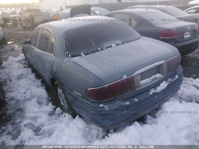 1G4HR54K5YU275770 - 2000 BUICK LESABRE LIMITED BLUE photo 3