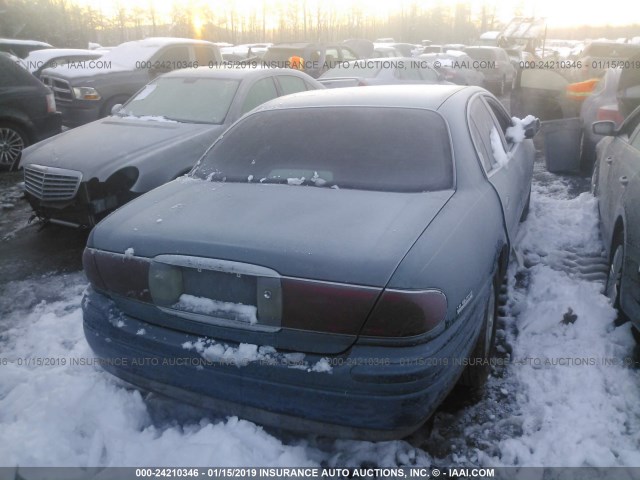 1G4HR54K5YU275770 - 2000 BUICK LESABRE LIMITED BLUE photo 4