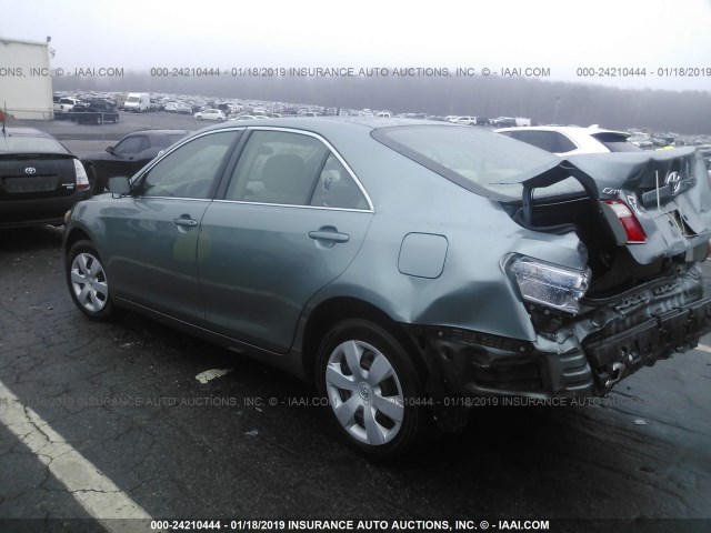 4T1BE46K97U696141 - 2007 TOYOTA CAMRY NEW GENERAT CE/LE/XLE/SE GREEN photo 3