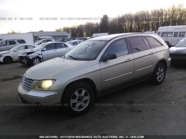 2C8GF68475R330057 - 2005 CHRYSLER PACIFICA TOURING GOLD photo 2