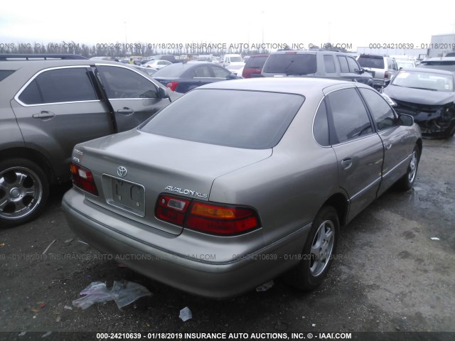 4T1BF18BXXU351144 - 1999 TOYOTA AVALON XL/XLS BROWN photo 4