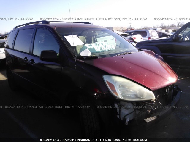 5TDZA23C84S113753 - 2004 TOYOTA SIENNA CE/LE RED photo 1