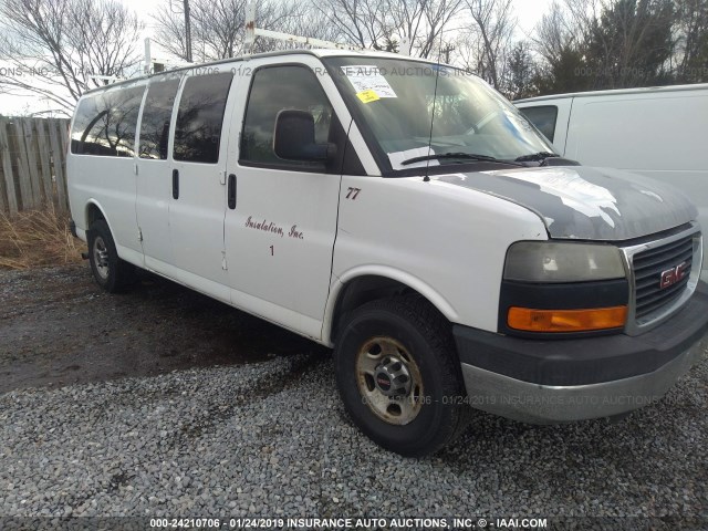 1GJHG39U471163754 - 2007 GMC SAVANA G3500 WHITE photo 1