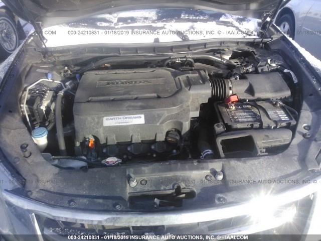 5J6TF2H50FL001299 - 2015 HONDA CROSSTOUR EXL ნაცრისფერი ფოტო 10