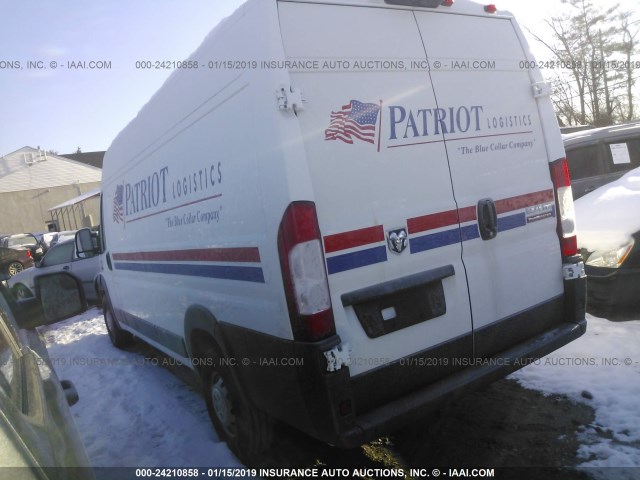 3C6URVJG6JE139744 - 2018 RAM PROMASTER 3500 3500 HIGH WHITE photo 3