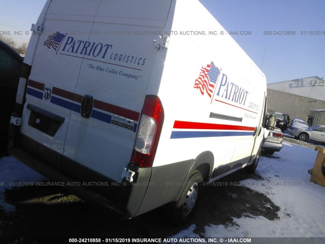 3C6URVJG6JE139744 - 2018 RAM PROMASTER 3500 3500 HIGH WHITE photo 4