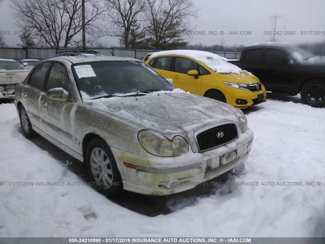 KMHWF35H03A868339 - 2003 HYUNDAI SONATA GLS/LX WHITE photo 1