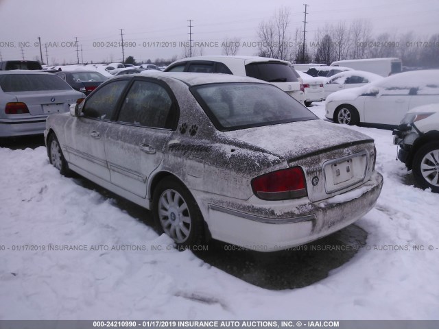 KMHWF35H03A868339 - 2003 HYUNDAI SONATA GLS/LX WHITE photo 6