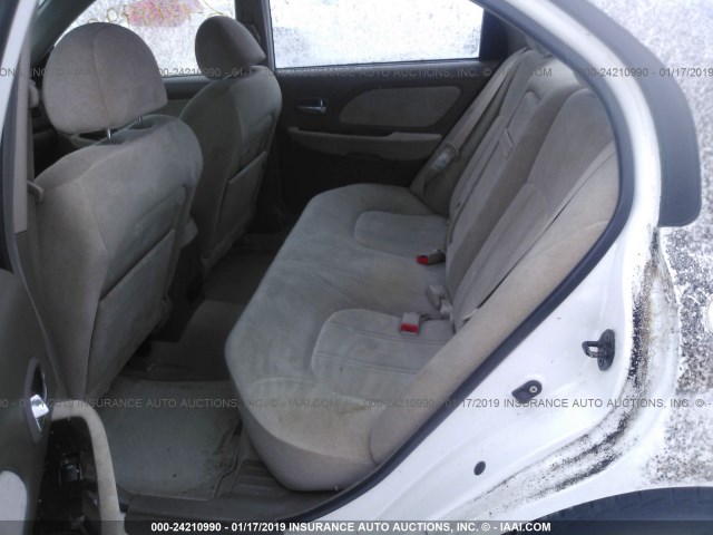 KMHWF35H03A868339 - 2003 HYUNDAI SONATA GLS/LX WHITE photo 8