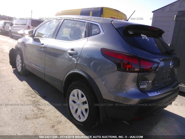 JN1BJ1CR3JW200877 - 2018 NISSAN ROGUE SPORT S/SV/SL GRAY photo 3