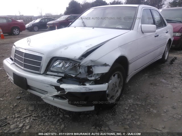 WDBHA29G4XA679172 - 1999 MERCEDES-BENZ C 280 WHITE photo 6