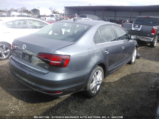 3VWL17AJ5HM408574 - 2017 VOLKSWAGEN JETTA SEL/SEL PREMIUM GRAY photo 4