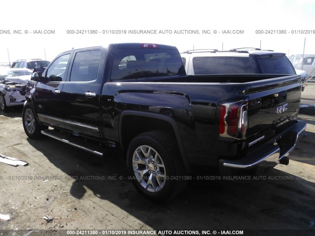 3GTP1NEC4JG611142 - 2018 GMC SIERRA C1500 SLT BLACK photo 3