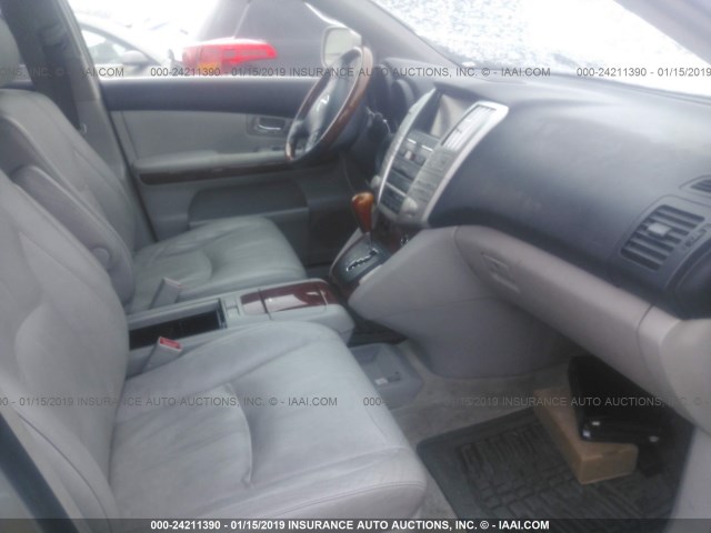 JTJHW31U072039817 - 2007 LEXUS RX 400H SILVER photo 5