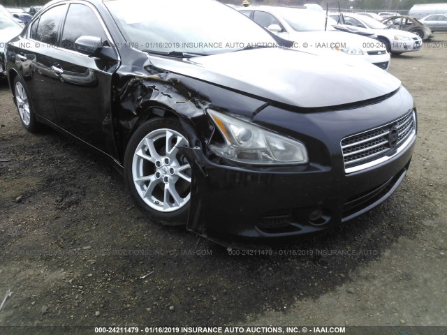 1N4AA5AP3CC852376 - 2012 NISSAN MAXIMA S/SV BLACK photo 6