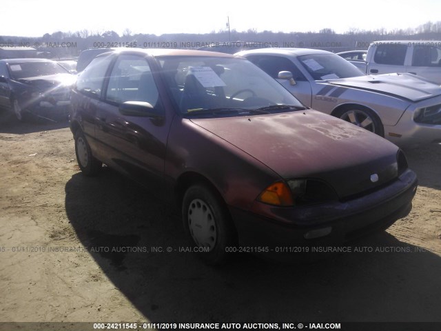 2C1MR2468R6779831 - 1994 GEO METRO RED photo 1