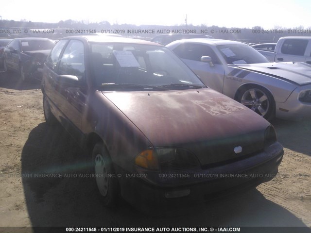 2C1MR2468R6779831 - 1994 GEO METRO RED photo 6