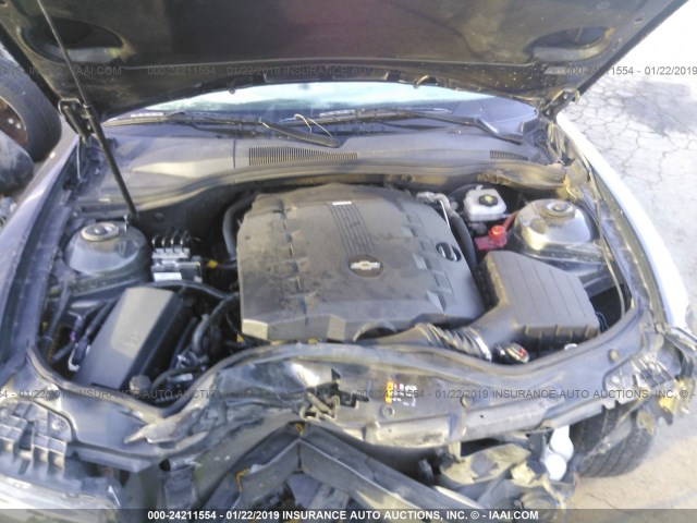 2G1FB1E37F9242112 - 2015 CHEVROLET CAMARO LS GRAY photo 10