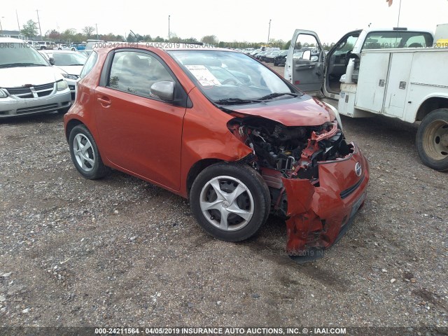 JTNJJXB0XCJ020726 - 2012 TOYOTA SCION IQ ORANGE photo 1