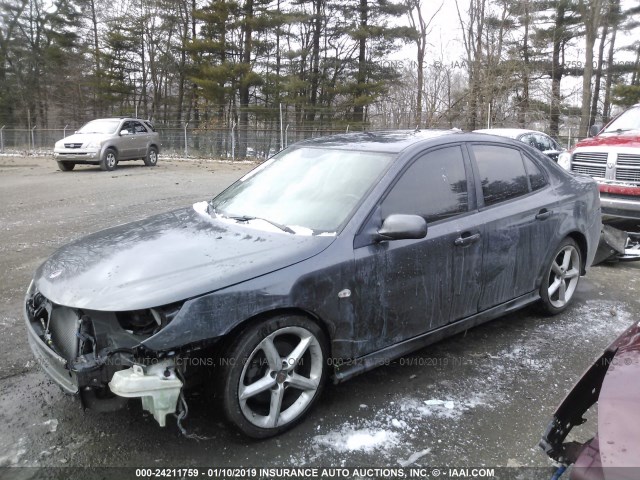 YS3FA4CY8B1304313 - 2011 SAAB 9-3 2.0T BLACK photo 2