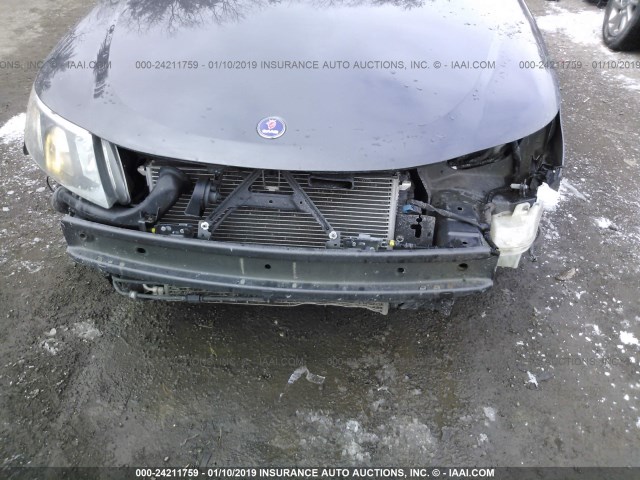 YS3FA4CY8B1304313 - 2011 SAAB 9-3 2.0T BLACK photo 6