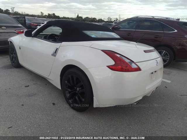 JN1AZ4FHXFM430282 - 2015 NISSAN 370Z TOURING/TOURING SPORT WHITE photo 3