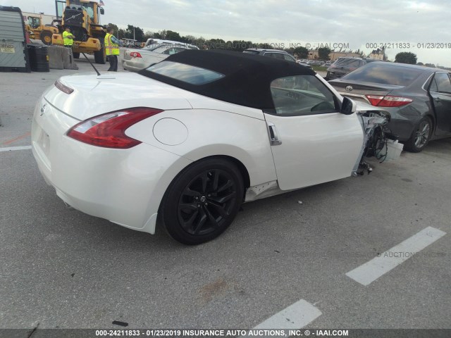 JN1AZ4FHXFM430282 - 2015 NISSAN 370Z TOURING/TOURING SPORT WHITE photo 4